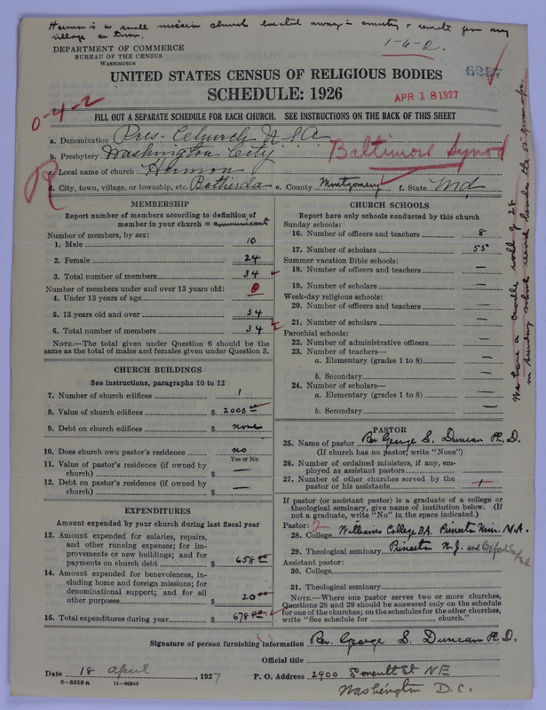 Scan of Presbyterian Church in the United States of America: 6257