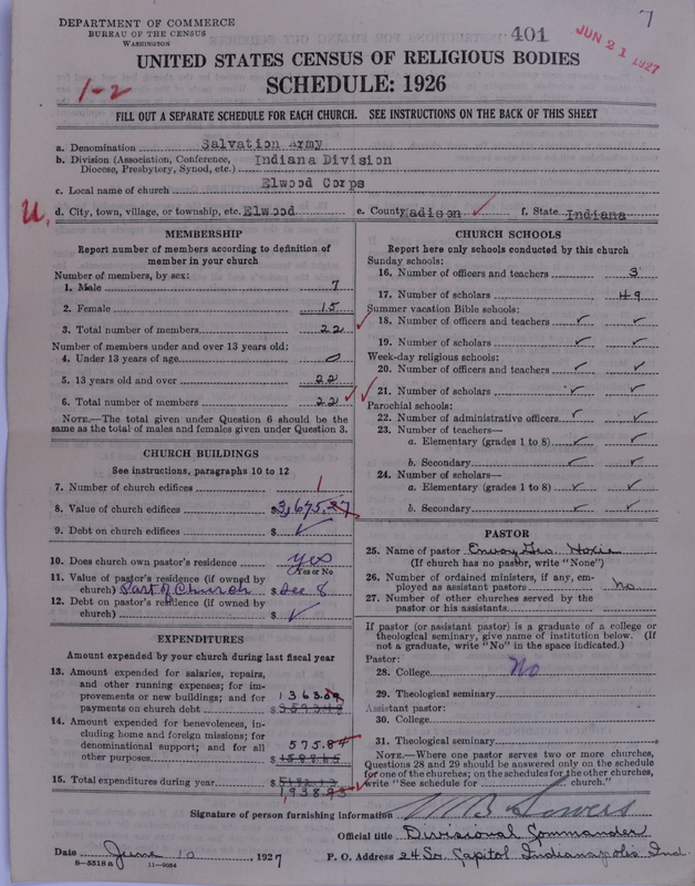 Scan of Salvation Army: 401