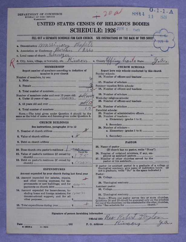Scan of Negro Baptists: 8814