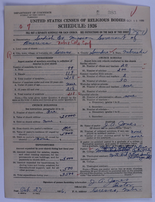 Scan of Swedish Evangelical Mission Covenant of America: 283