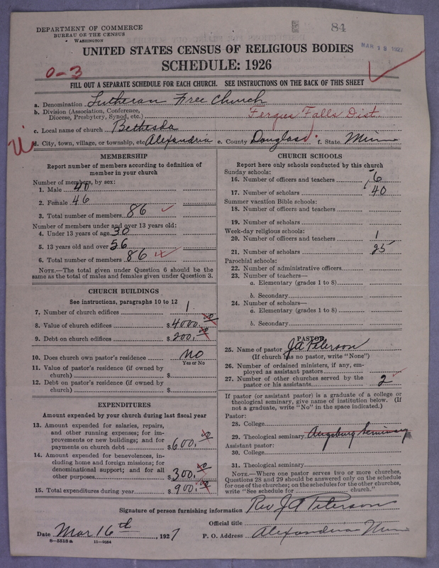 Scan of Lutheran Free Church: 84