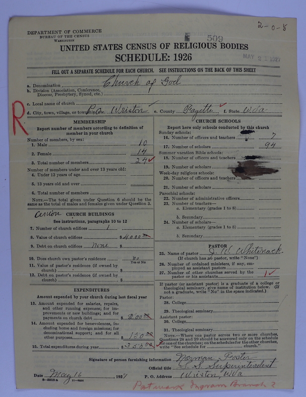 Scan of Church of God (Headquarters, Anderson, Ind.): 509