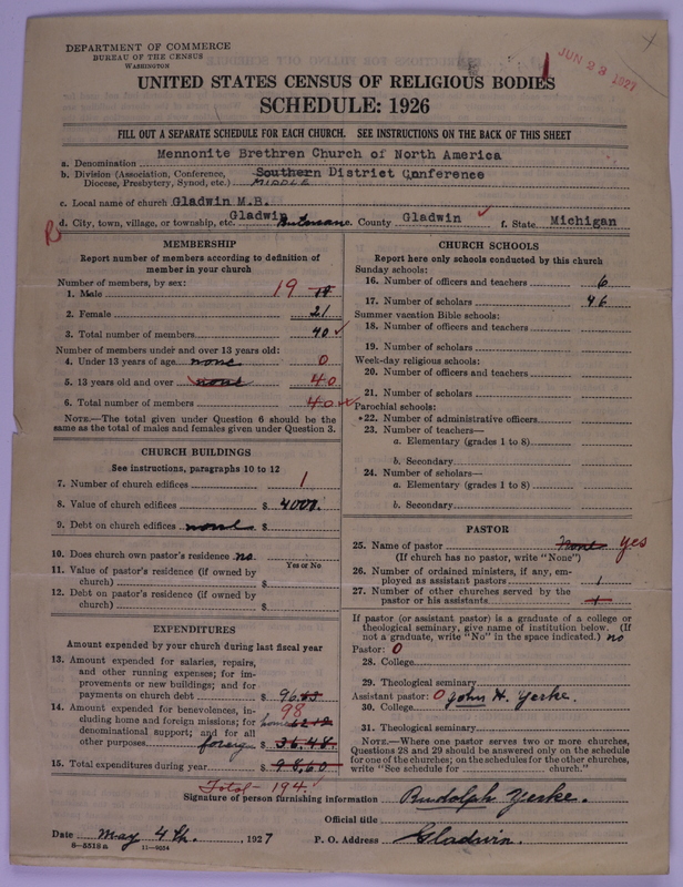 Scan of Mennonite Brethren Church of North America: 1