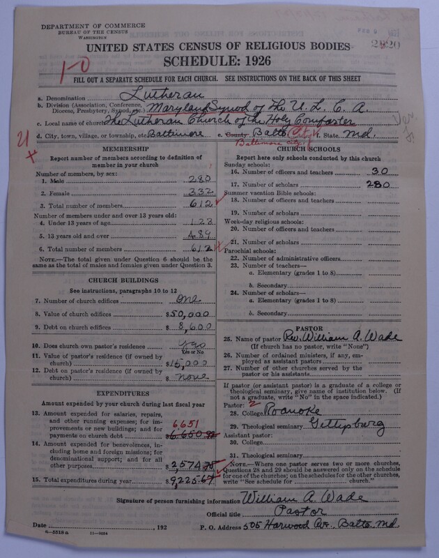 Scan of United Lutheran Church in America: 2820