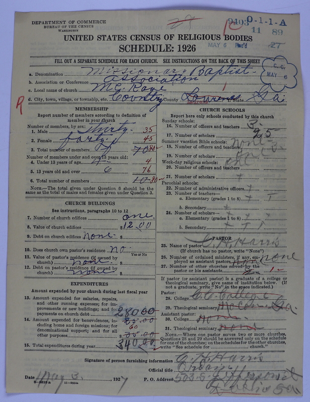Scan of Negro Baptists: 9403