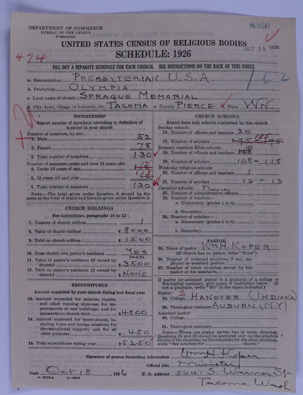 Scan of Presbyterian Church in the United States of America: 8366