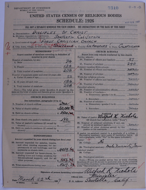 Scan of Disciples of Christ: 7310