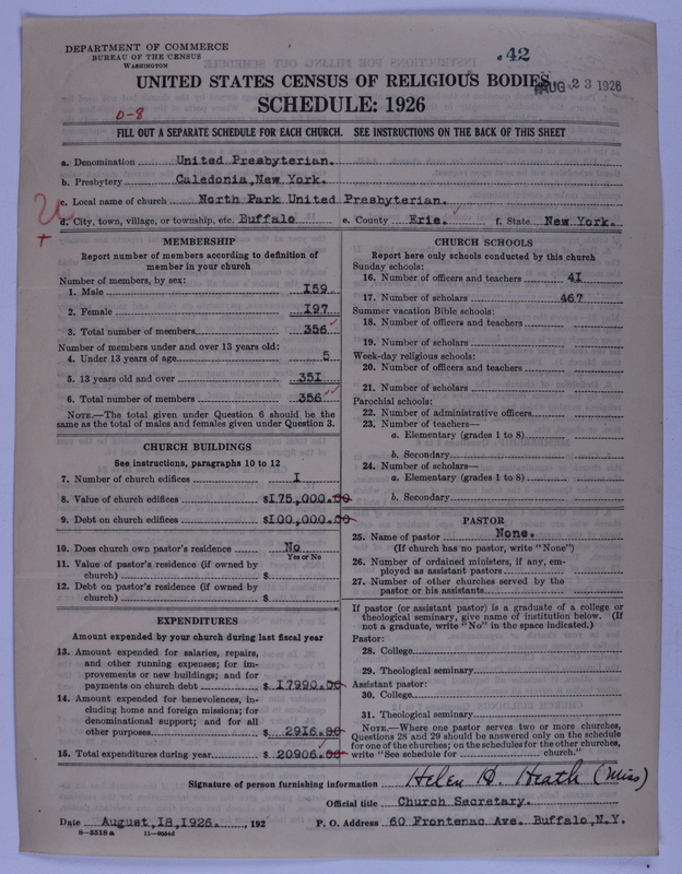 Scan of United Presbyterian Church of North America: 42
