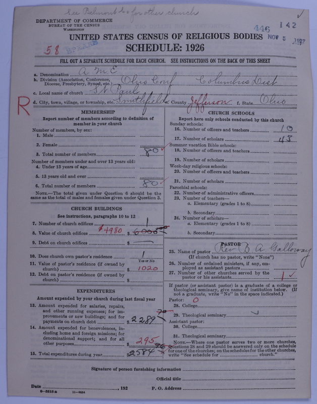 Scan of African Methodist Episcopal Church: 446