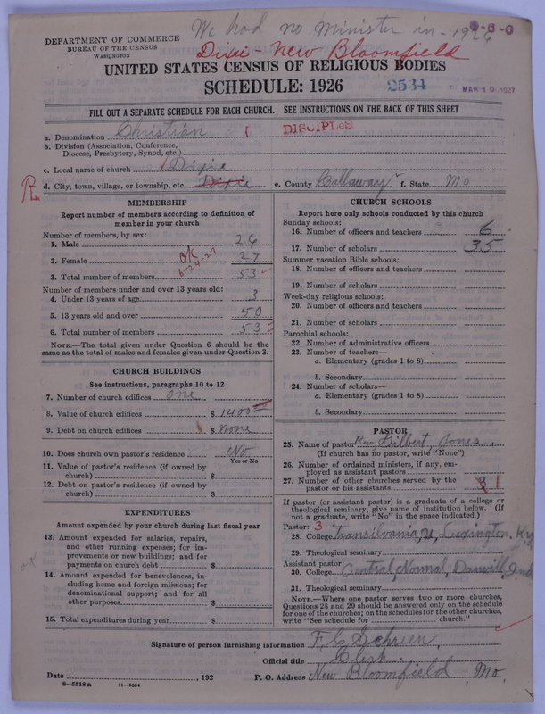 Scan of Disciples of Christ: 2534