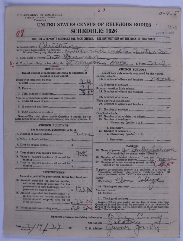 Scan of Christian Church (General Convention of the Christian Church): 954