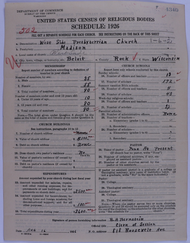 Scan of Presbyterian Church in the United States of America: 4340