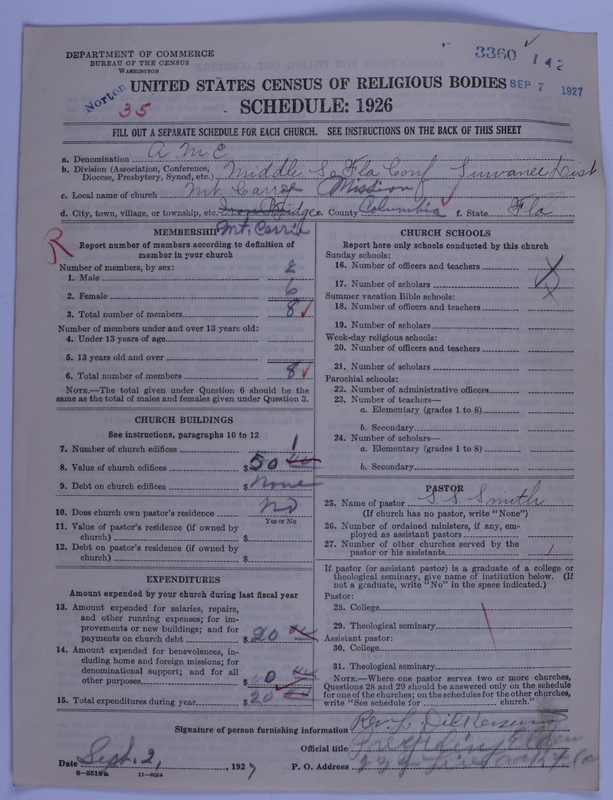 Scan of African Methodist Episcopal Church: 3360