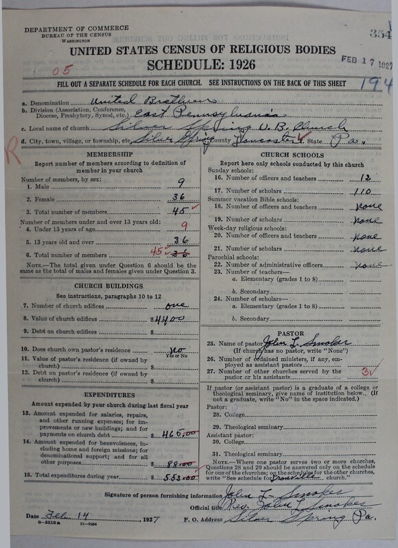 Scan of Church of the United Brethren in Christ: 354