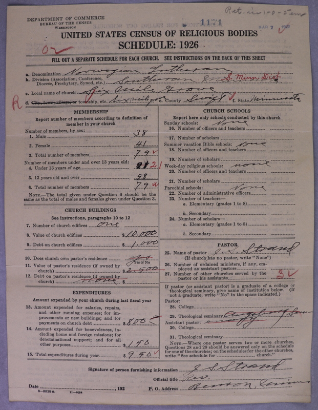 Scan of Norwegian Lutheran Church of America: 1171