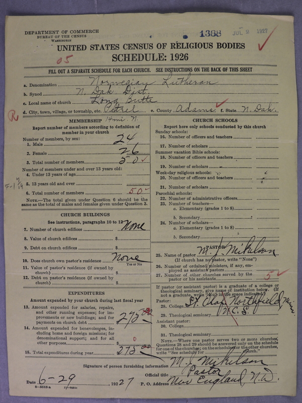Scan of Norwegian Lutheran Church of America: 1388