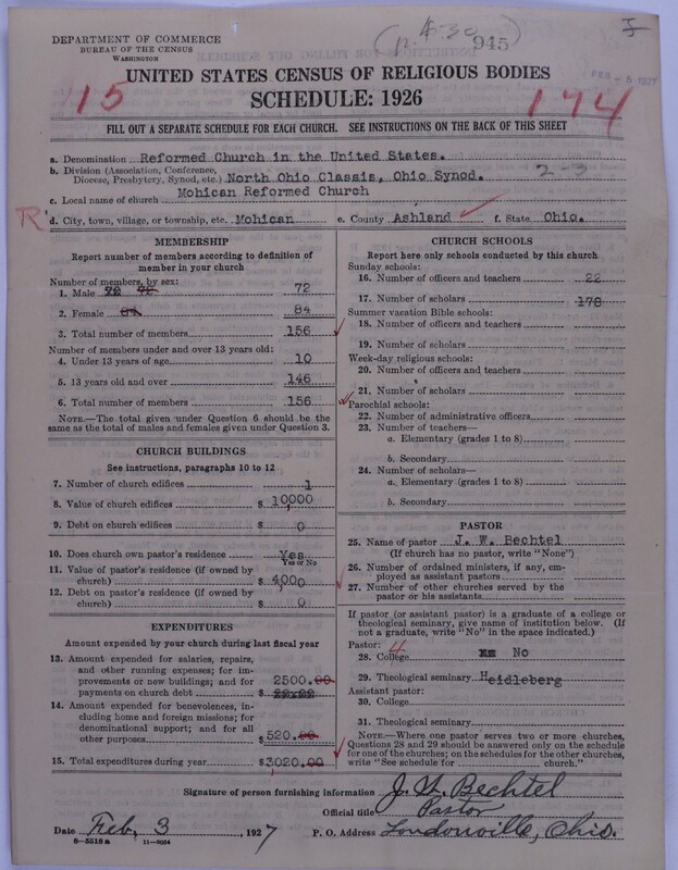 Scan of Reformed Church in the United States: 945