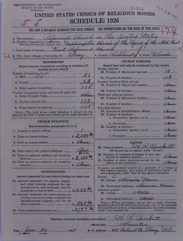 Scan of Reformed Church in the United States: 1264
