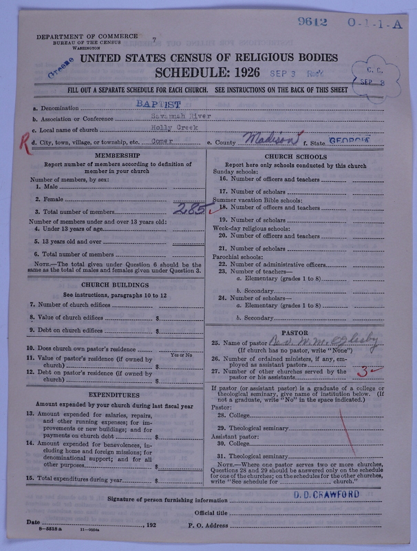 Scan of Negro Baptists: 9612