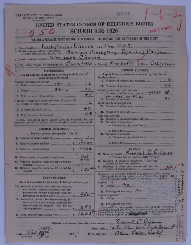 Scan of Presbyterian Church in the United States of America: 8624