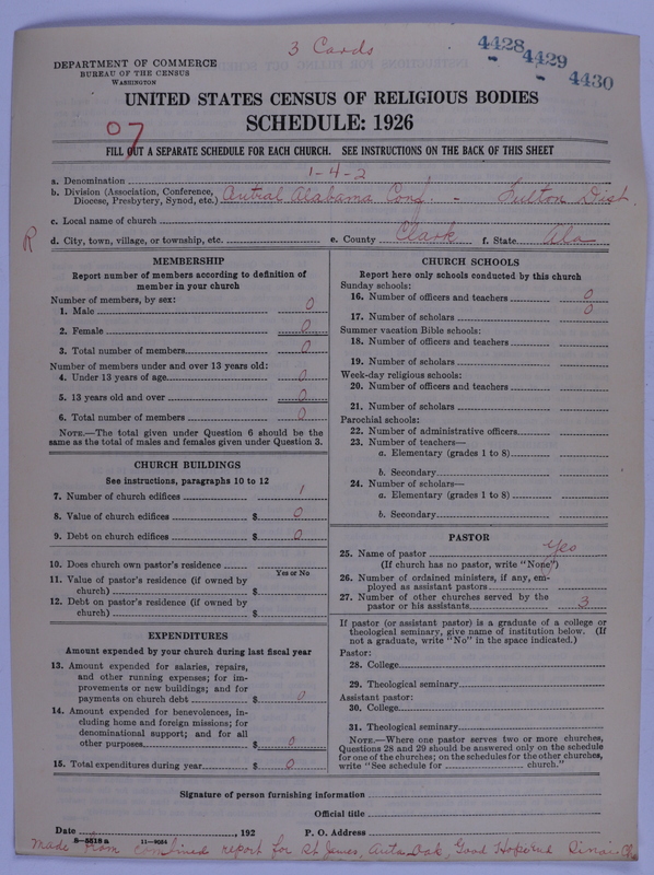 Scan of African Methodist Episcopal Church: 4428