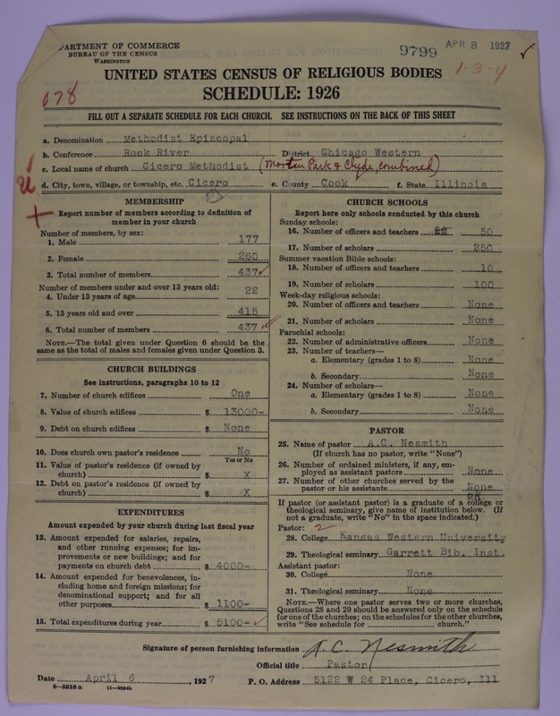 Scan of Methodist Episcopal Church: 9799