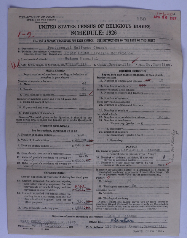 Scan of Pentecostal Holiness Church: 150