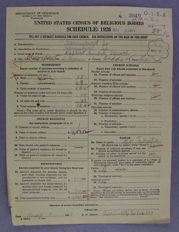 Scan of Negro Baptists: 5910