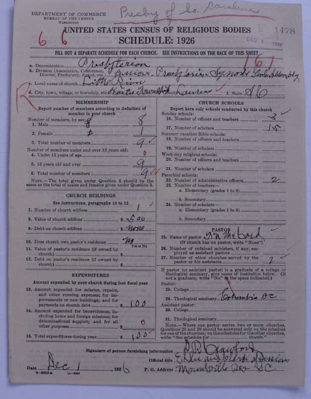 Scan of Presbyterian Church in the United States: 1478