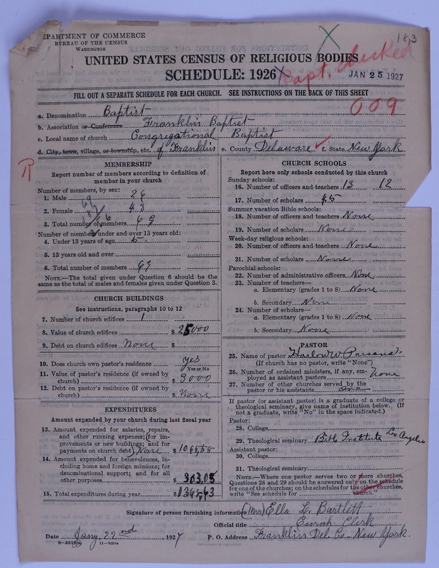 Scan of Federated Churches: 183