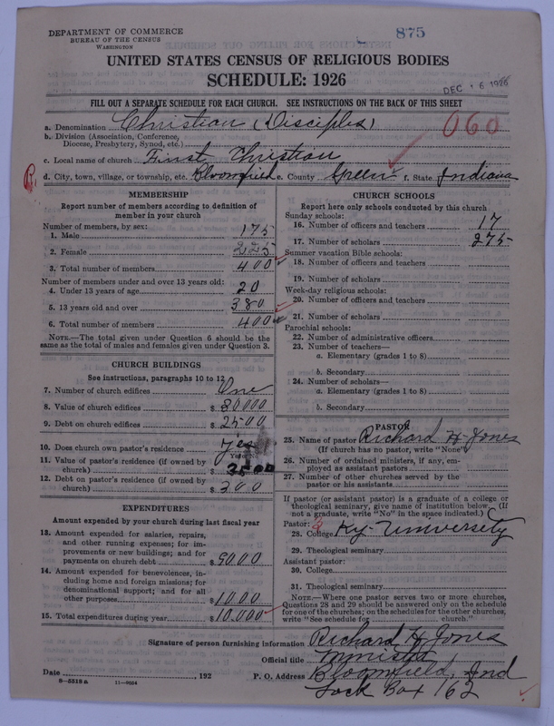 Scan of Disciples of Christ: 875