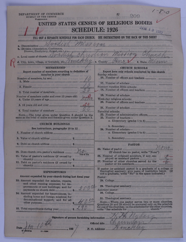 Scan of Swedish Evangelical Mission Covenant of America: 209