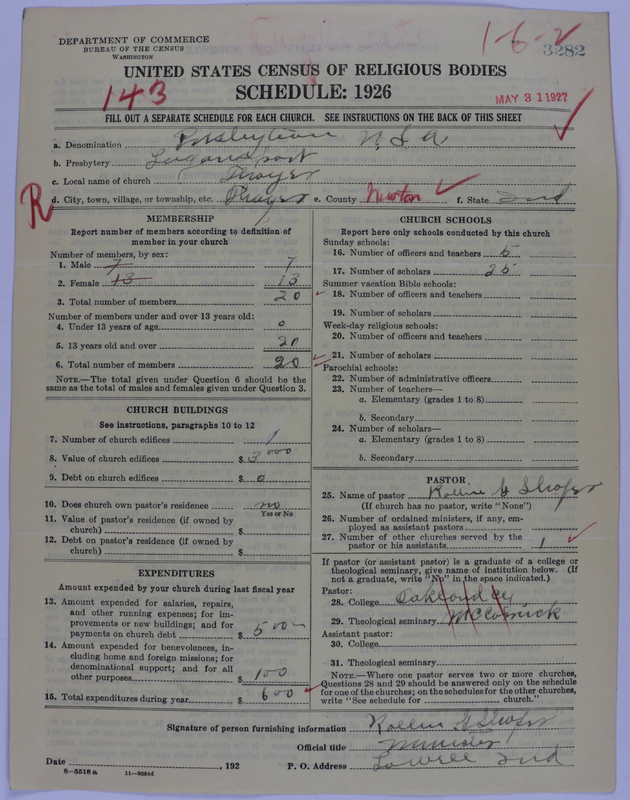 Scan of Presbyterian Church in the United States of America: 3282