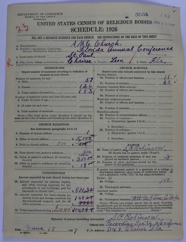 Scan of African Methodist Episcopal Church: 3634