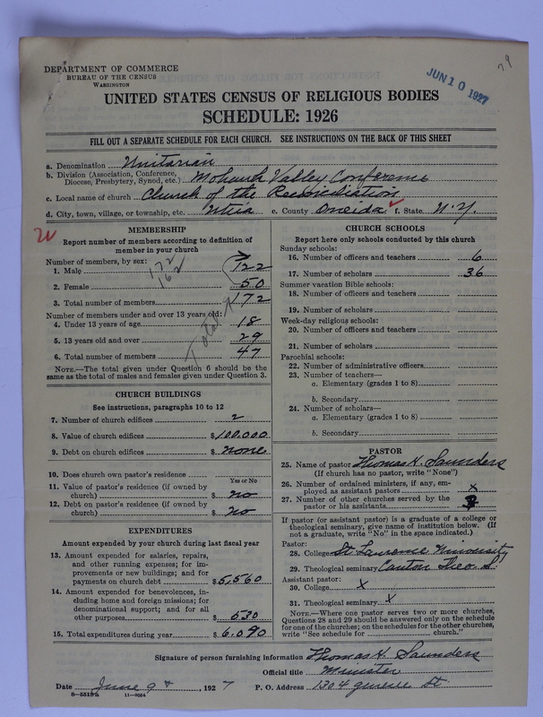 Scan of Federated Churches: 79