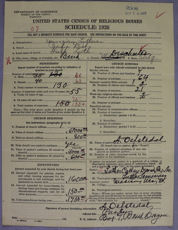 Scan of Norwegian Lutheran Church of America: 2507