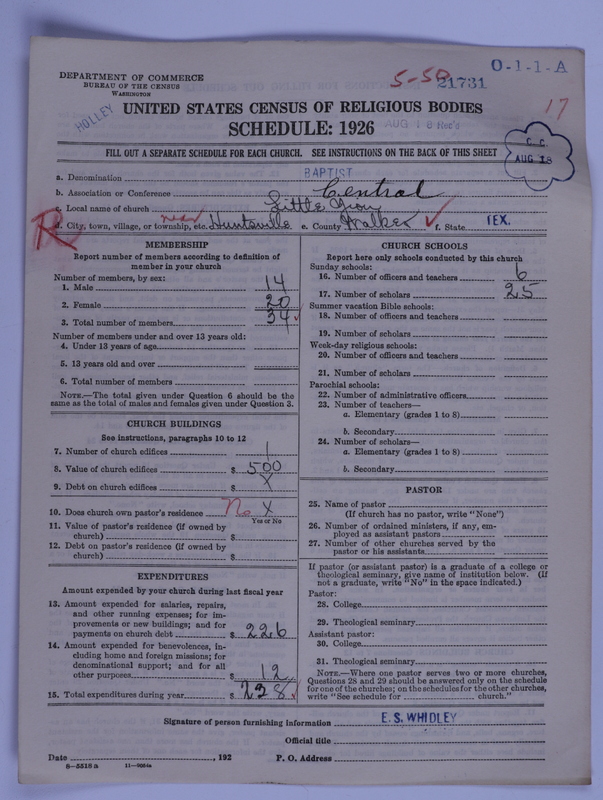 Scan of Negro Baptists: 21731