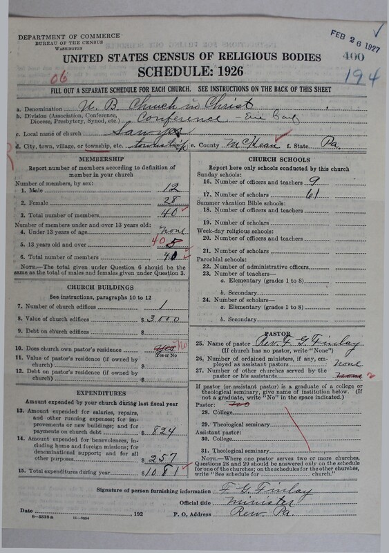 Scan of Church of the United Brethren in Christ: 400