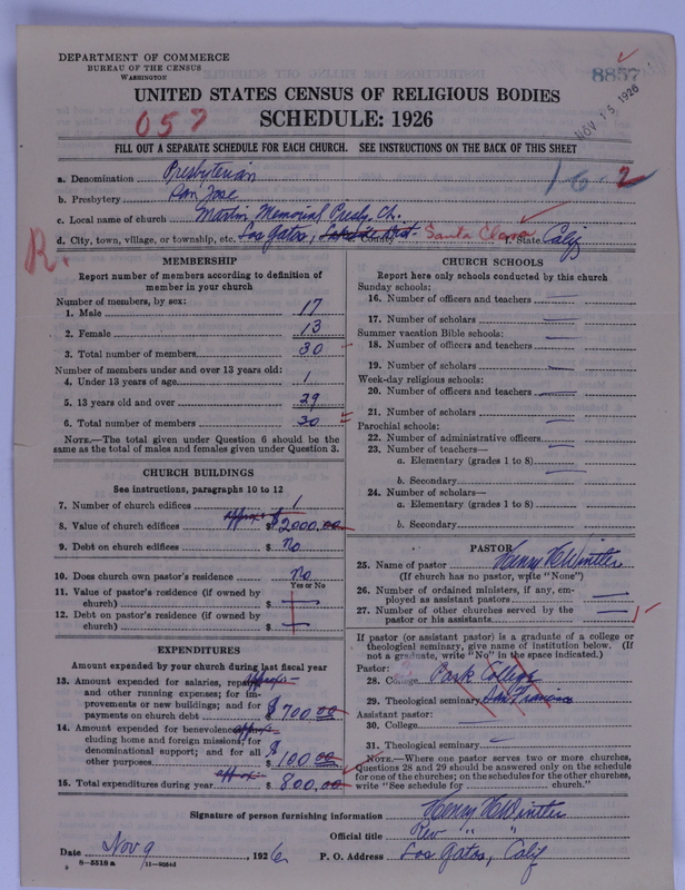 Scan of Presbyterian Church in the United States of America: 8857