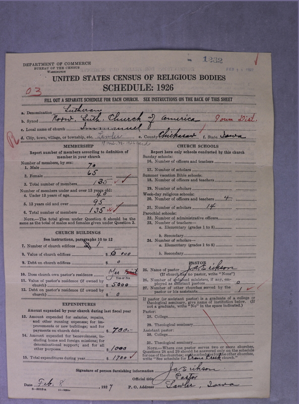 Scan of Norwegian Lutheran Church of America: 1232