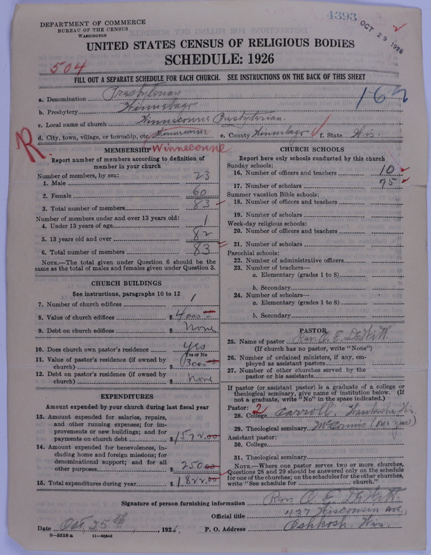 Scan of Presbyterian Church in the United States of America: 4393