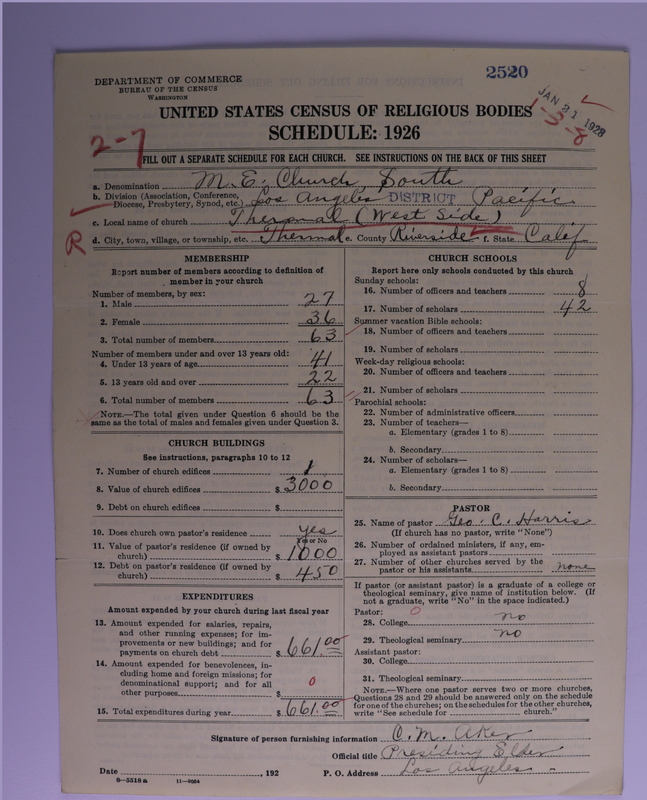 Scan of Methodist Episcopal Church, South: 2520