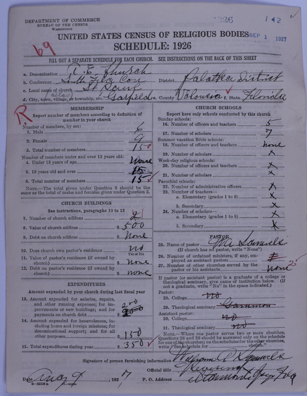 Scan of African Methodist Episcopal Church: 3926