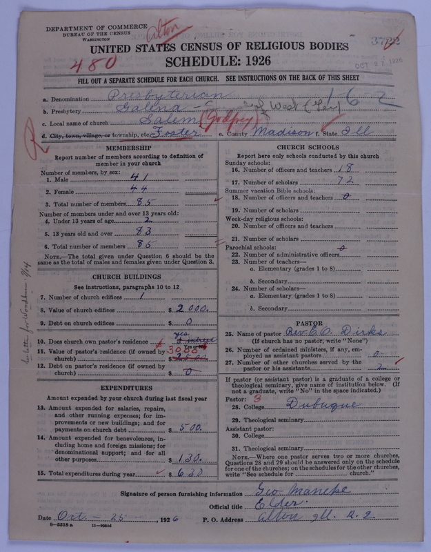 Scan of Presbyterian Church in the United States of America: 3722