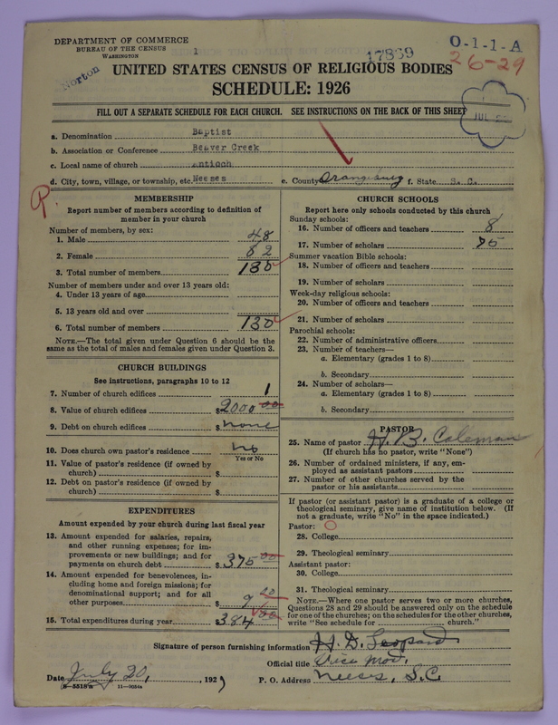 Scan of Negro Baptists: 17869