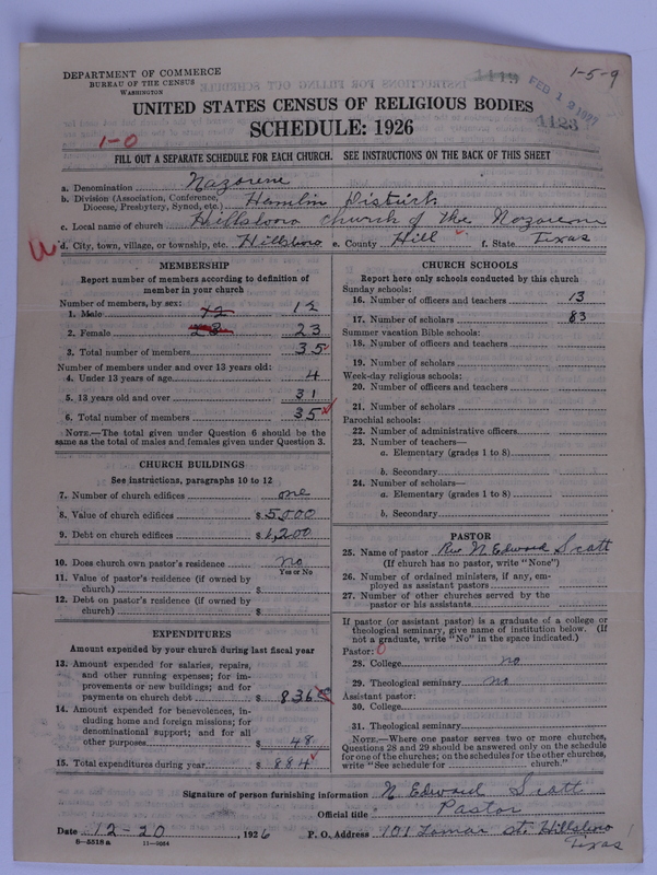 Scan of Church of the Nazarene: 1123