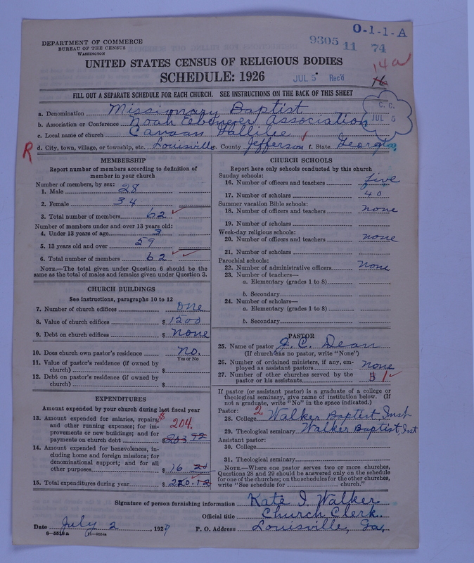 Scan of Negro Baptists: 9305