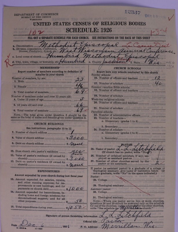 Scan of Methodist Episcopal Church: 12337