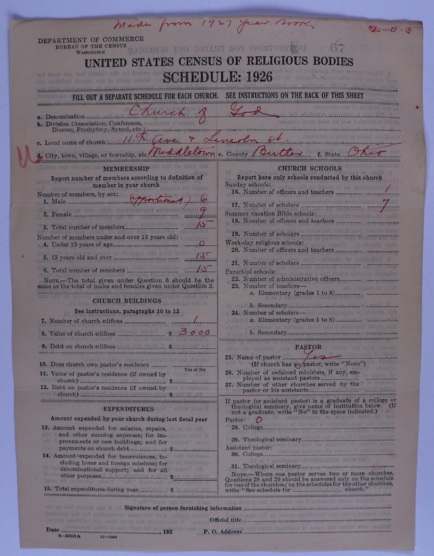Scan of Church of God (Headquarters, Anderson, Ind.): 67