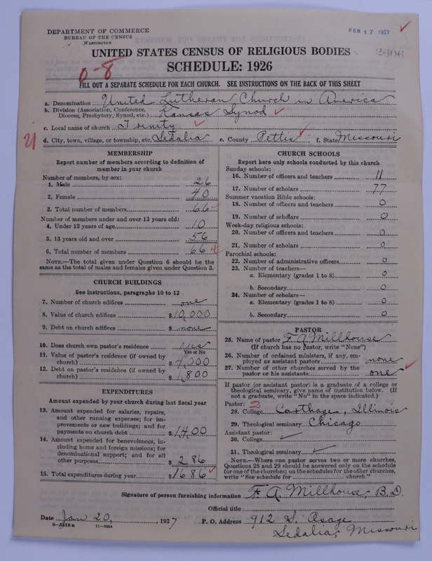 Scan of United Lutheran Church in America: 2606